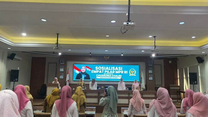 
					Sosialisasi Empat Pilar Kebangsaan,Chusnunia Ajak Para Pelaku UMKM Perkuat Kapasitas